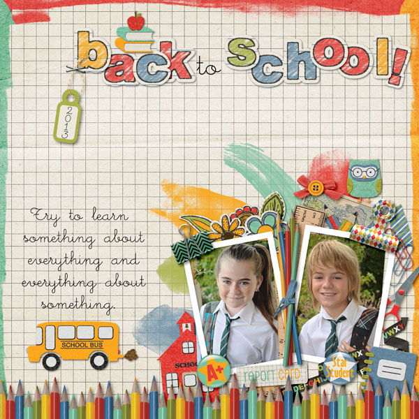 back to school – Magical Scraps Galore